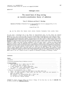 The neural basis of drug craving: an incentive