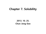 Chapter 7. Solubility