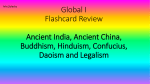 Ancient India, Ancient China, Buddhism, Hinduism, Confucius