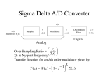 Sigma Delta A/D converters