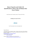 Mucus Properties and Goblet Cell Quantification in Mouse, Rat and