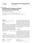 Amiodarone in treatment of fetal