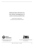 Acute Coronary Syndromes Data Set Specification (ACS