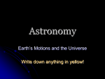 astronomy powerpoint