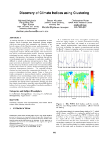 Discovery of Climate Indices using Clustering