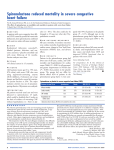 Spironolactone reduced mortality in severe congestive heart failure