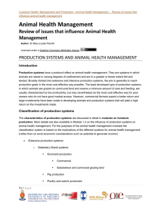 Animal Health Management