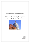 Stakeholder Relationship Management and Public Sector Governance