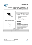 N-channel 600 V, 0.13 typ., 21 A MDmesh™ DM2 Power MOSFET in