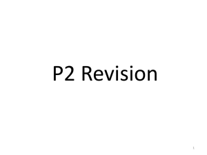 P2 Revision Powerpoint