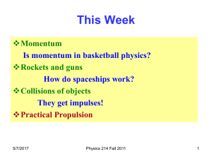 2.5 kg m/s - Purdue Physics