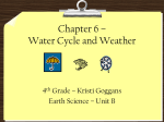 Ch 6 Water Cycle and Weather
