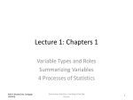 Chapter 1 Statistics