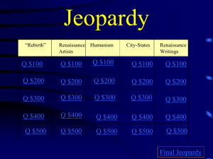 Jeopardy - Menifee County Schools