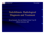 Sialolithiasis: Radiological Diagnosis and