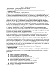 Project I ‐ Background Worksheet