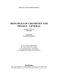 Principles of Chemistry and Physics