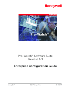 Enterprise Guide - Honeywell Integrated Security