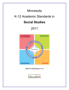 Minnesota Standards for Social Studies