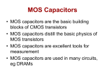 MOS Transistors Outline
