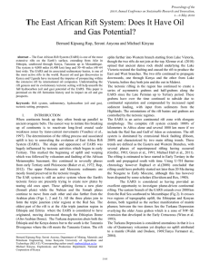 The East African Rift System: Does It Have Oil and Gas Potential?