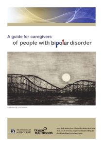 A guide for caregivers of people with disorder