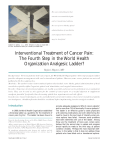Interventional Treatment of Cancer Pain