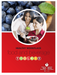 HEALTHY WORKPLACE food and beverage