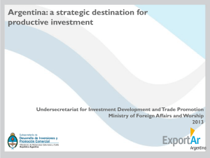 Apoyo Público al Crecimiento y desarrollo de la Inversión