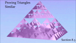 Proving Triangles Similar