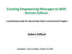 Creating Empowering Messages to Shift Human Culture