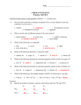 CHEM 115 EXAM #1 - chem.wilkes.edu