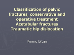 Injuries of the pelvis