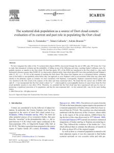 The scattered disk population as a source of Oort cloud comets
