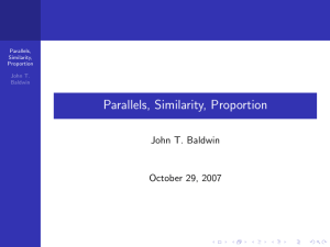 Parallels and Similarity