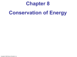 PSE4_Lecture_Ch08 - Conservation of Energy