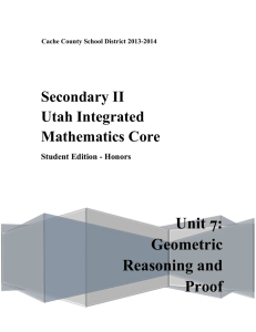 Secondary II - Cache County School District
