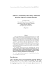 Objective probability-like things with and without - Philsci