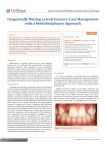 Congenitally Missing Lateral Incisors: Case Management with a