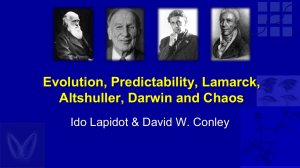 Evolution Predictability, Lamarck, Altshuller
