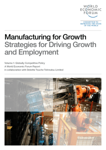 Manufacturing for Growth Strategies for Driving Growth and