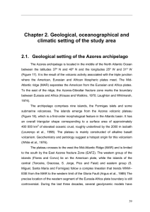 Chapter 2. Geological, oceanographical and climatic setting