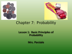Lesson 1: Basic Principles of Probability