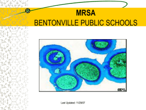 MRSA and Staph - Bentonville School District