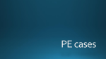 PE cases