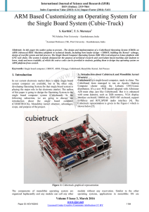 ARM Based Customizing an Operating System for the Single Board