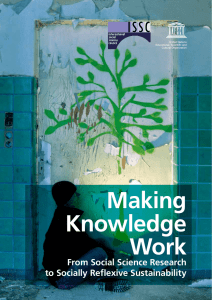 Making Knowledge Work - International Social Science Council