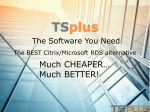 TSplus - Terminal Service Plus