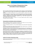 Notes of the design of bioequivalence study: emtricitabine/tenofovir
