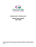 Radiologic Technology Student Policy Manual